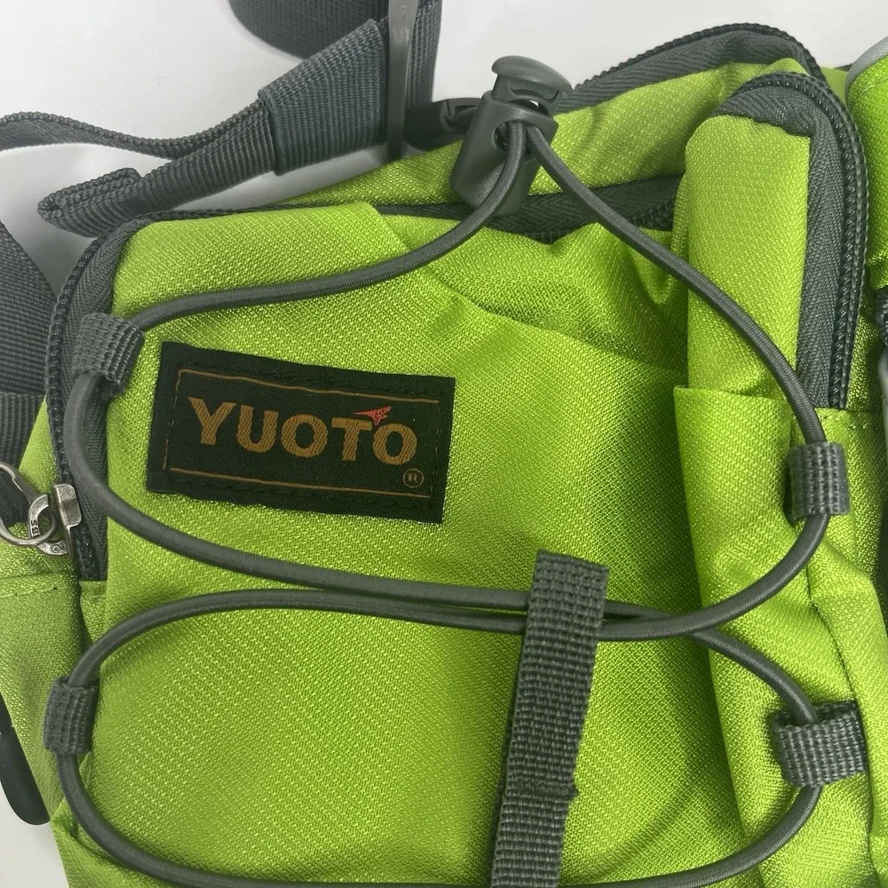 Waist Pack with Water Bottle Holder for Running‎ Walking Hiking Fanny Pack Neon
